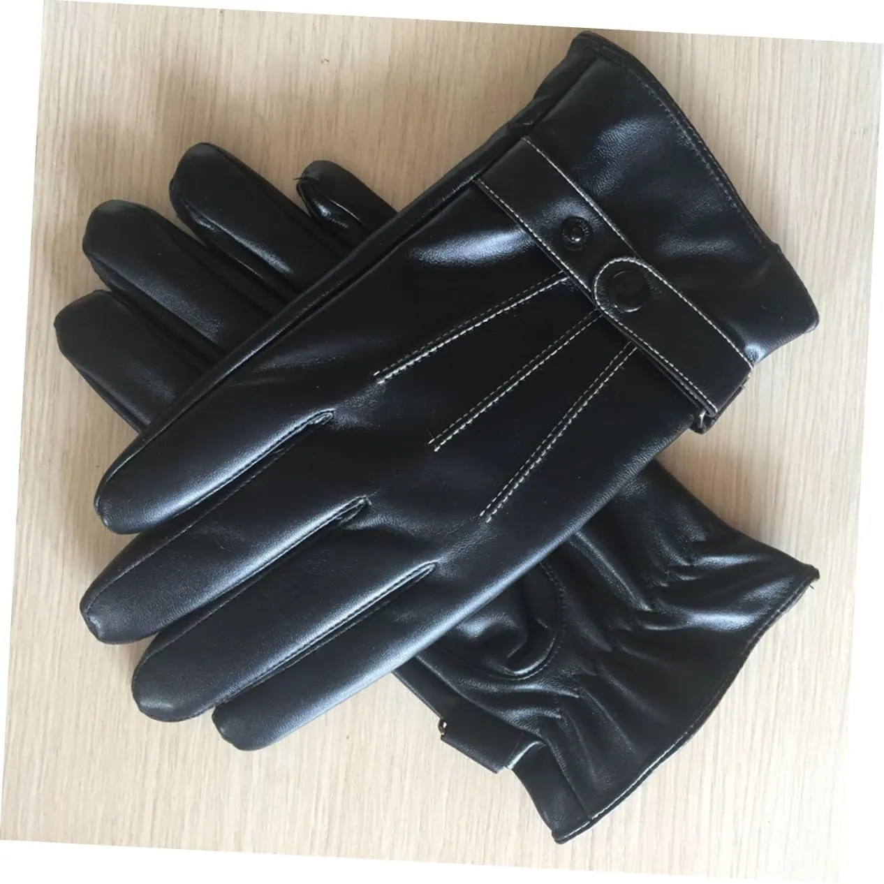 2pcs Warming Gloves Warm Gloves Outdoor Sports Gloves Climbing Gloves Touch Screen Gloves Thick Leather