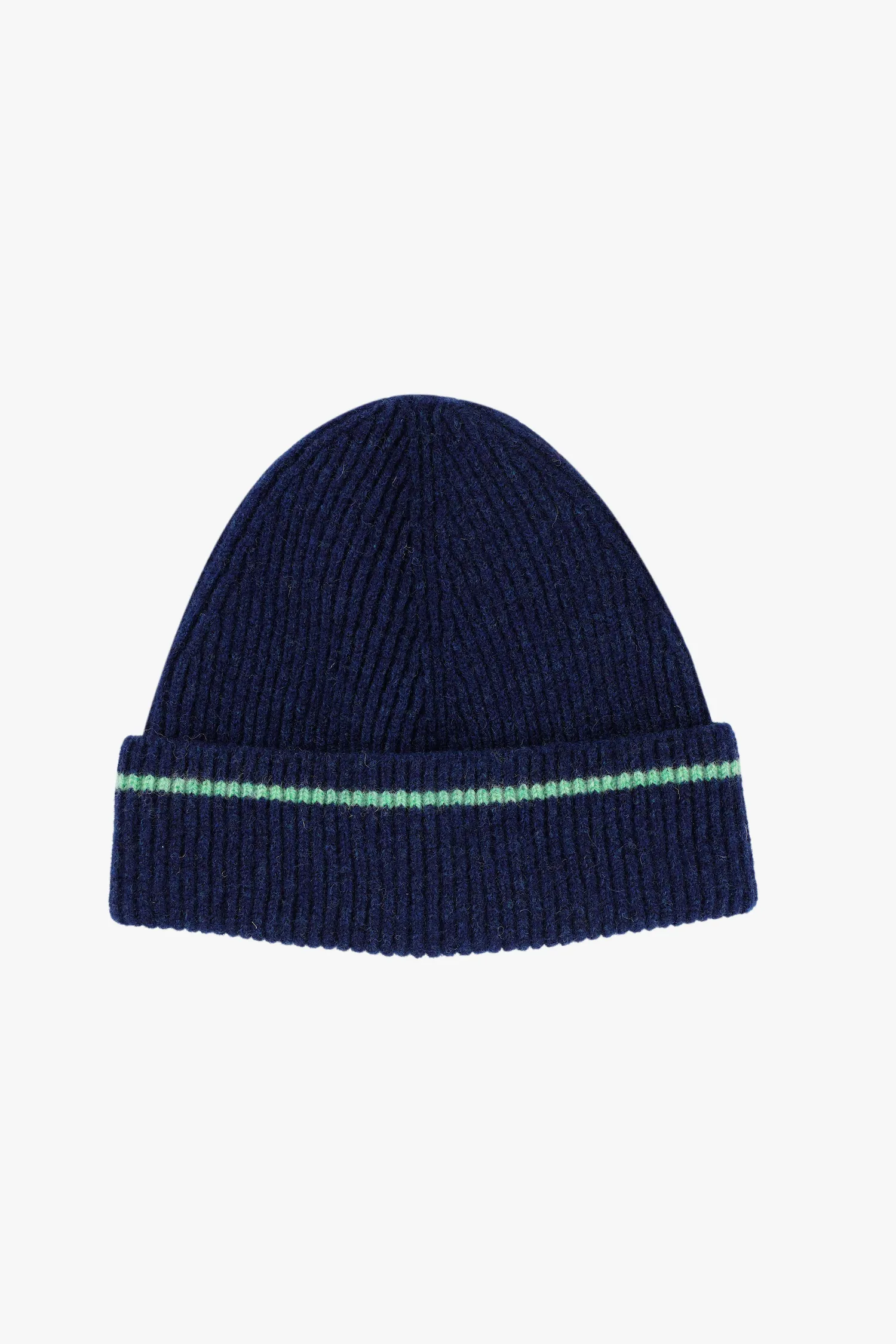 bald knight beanie - navy