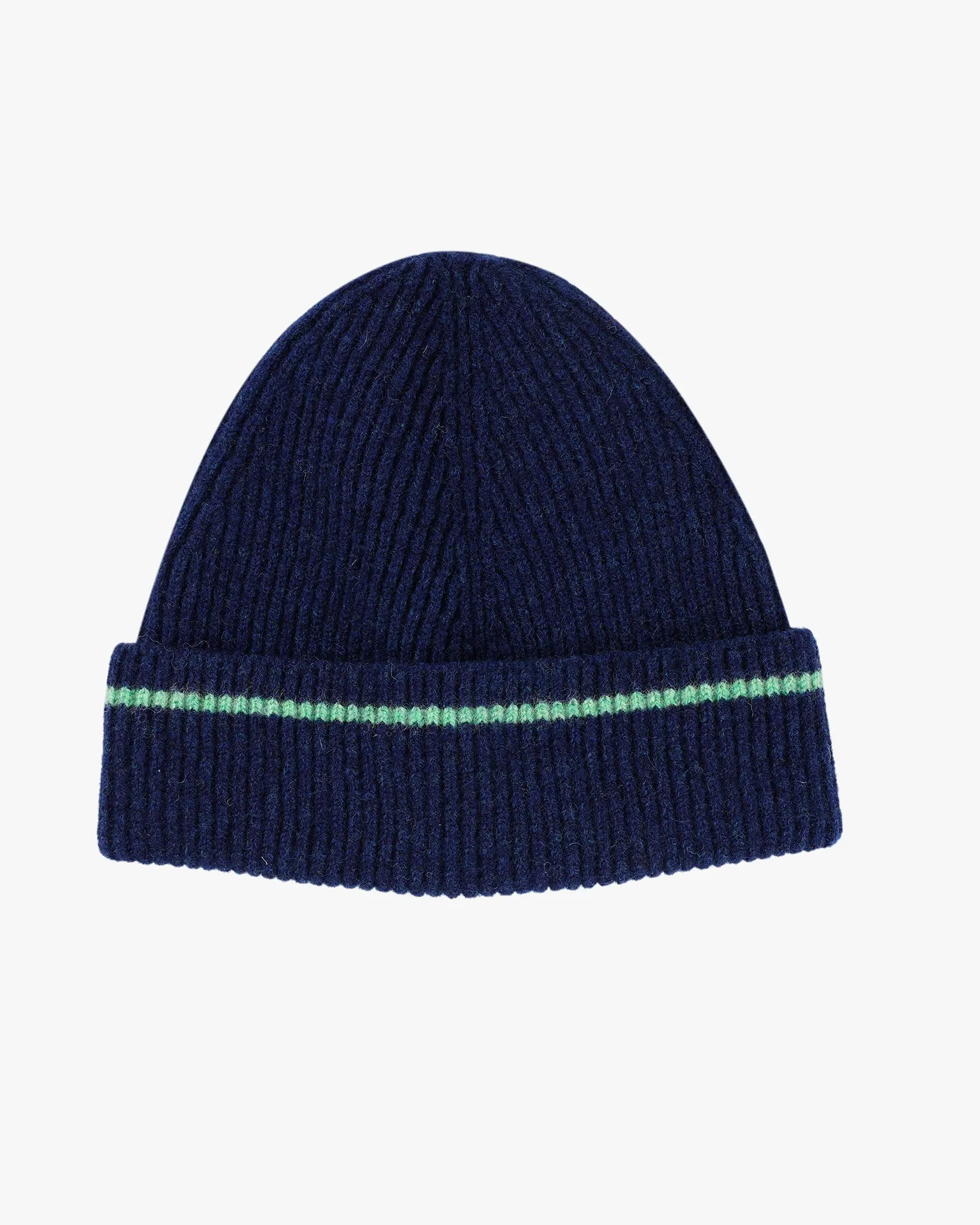 bald knight beanie - navy