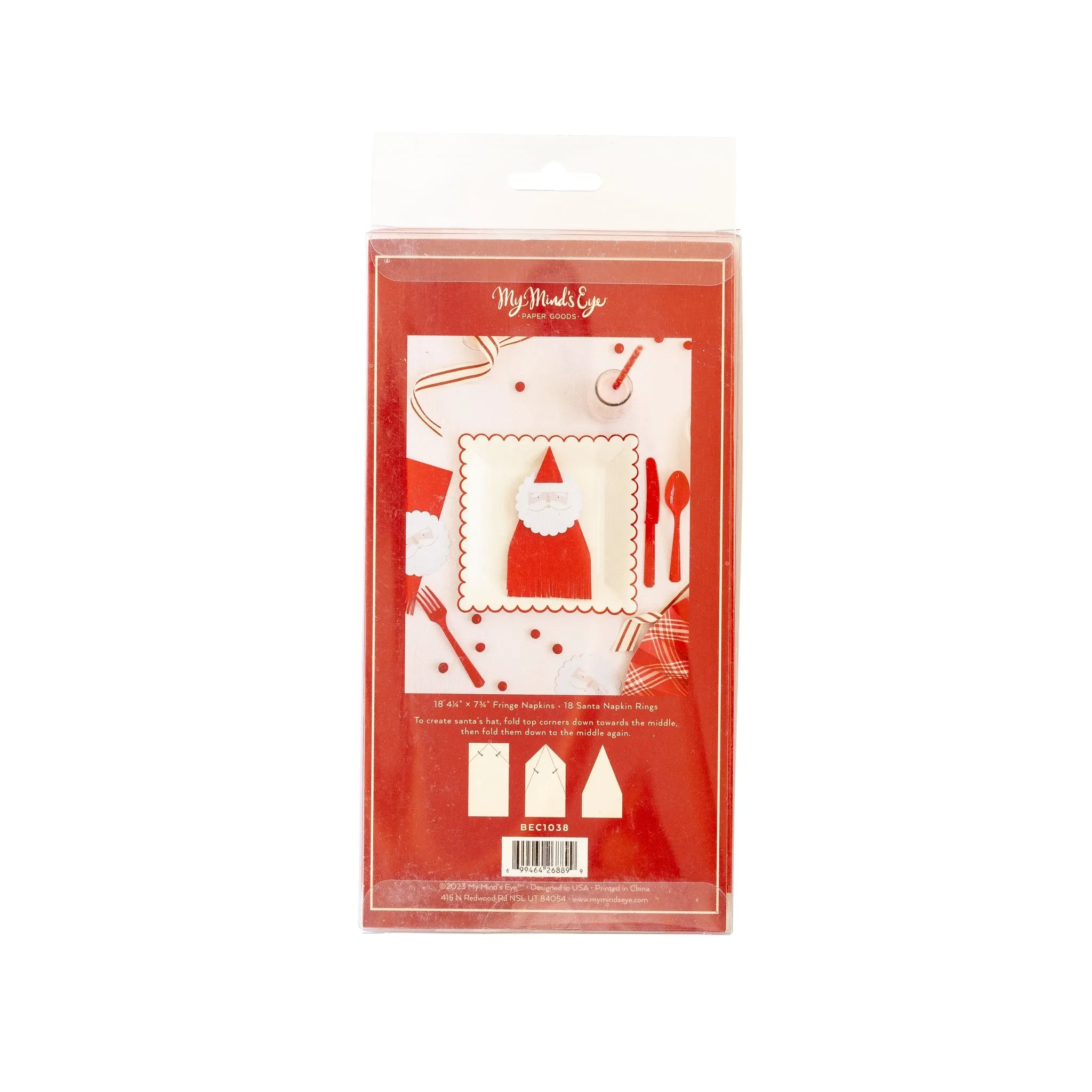 Believe Santa Napkin Ring and Napkin Set