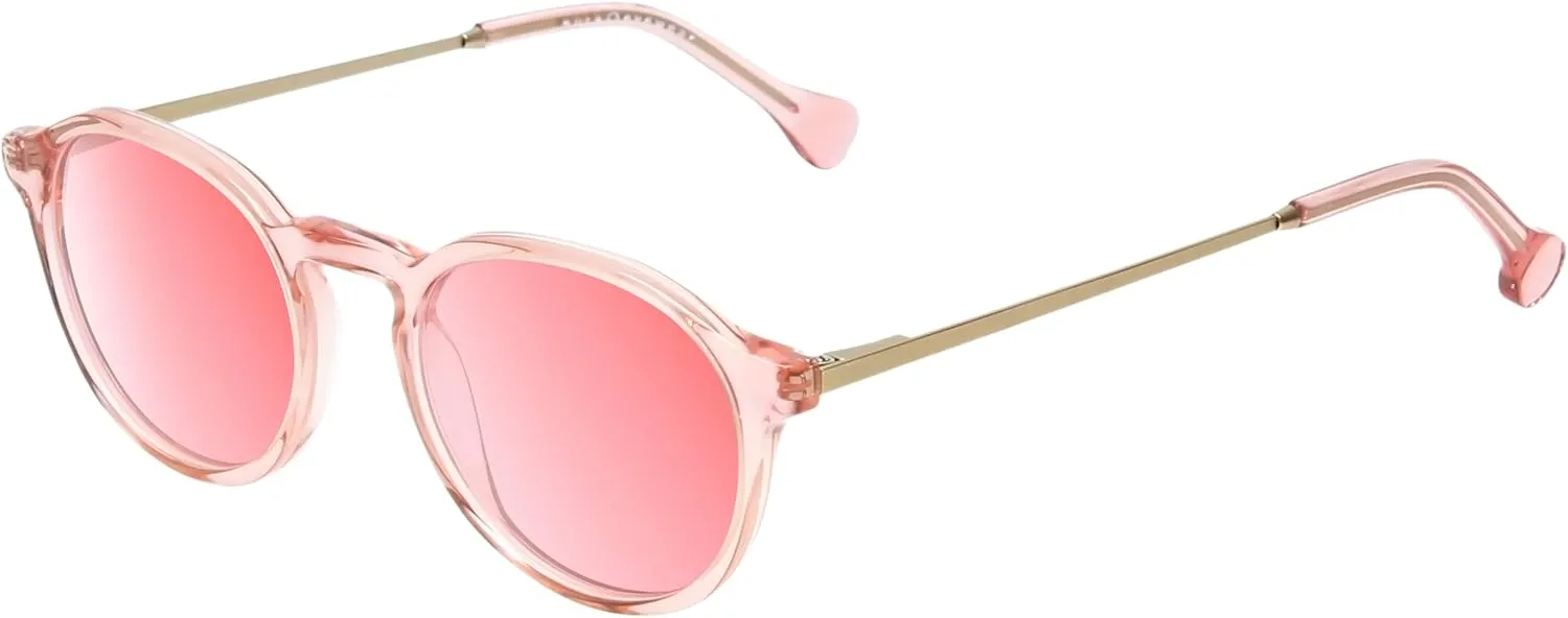 Calabria Hattie Panthos Pink Tint FL-41 Reading Glasses Women Blue Light Sensitivity Migraine Glasses FL41 Readers