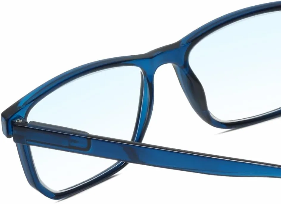 Calabria R861 Blue Light Blocking Progressive Reading Glasses Multifocal Progressive Readers Multi Focus Eyeglasses Cheater