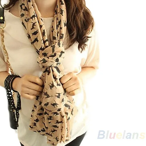 Cartoon Cat Kitten Scarf