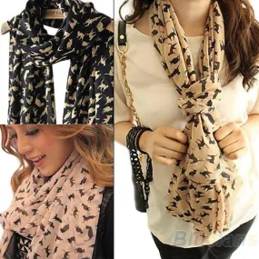 Cartoon Cat Kitten Scarf