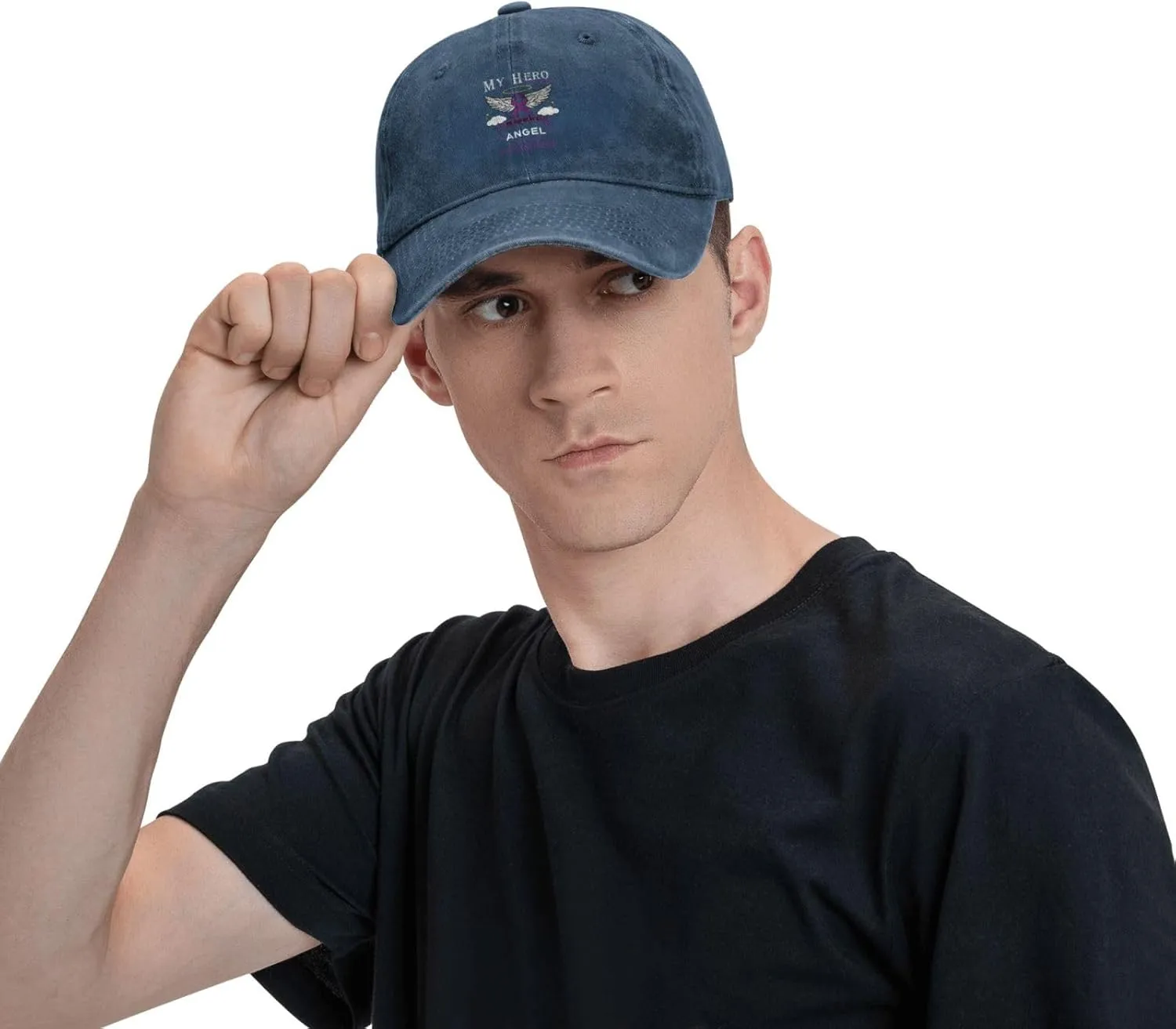Casquette Hat Vintage Denim Hat Dad Trucker Hat Vinage Brim Baseball Cap for Men Women Adjustable