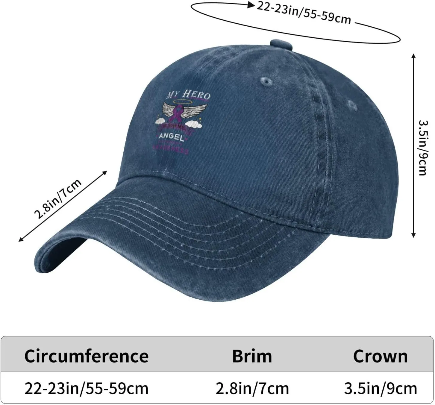 Casquette Hat Vintage Denim Hat Dad Trucker Hat Vinage Brim Baseball Cap for Men Women Adjustable