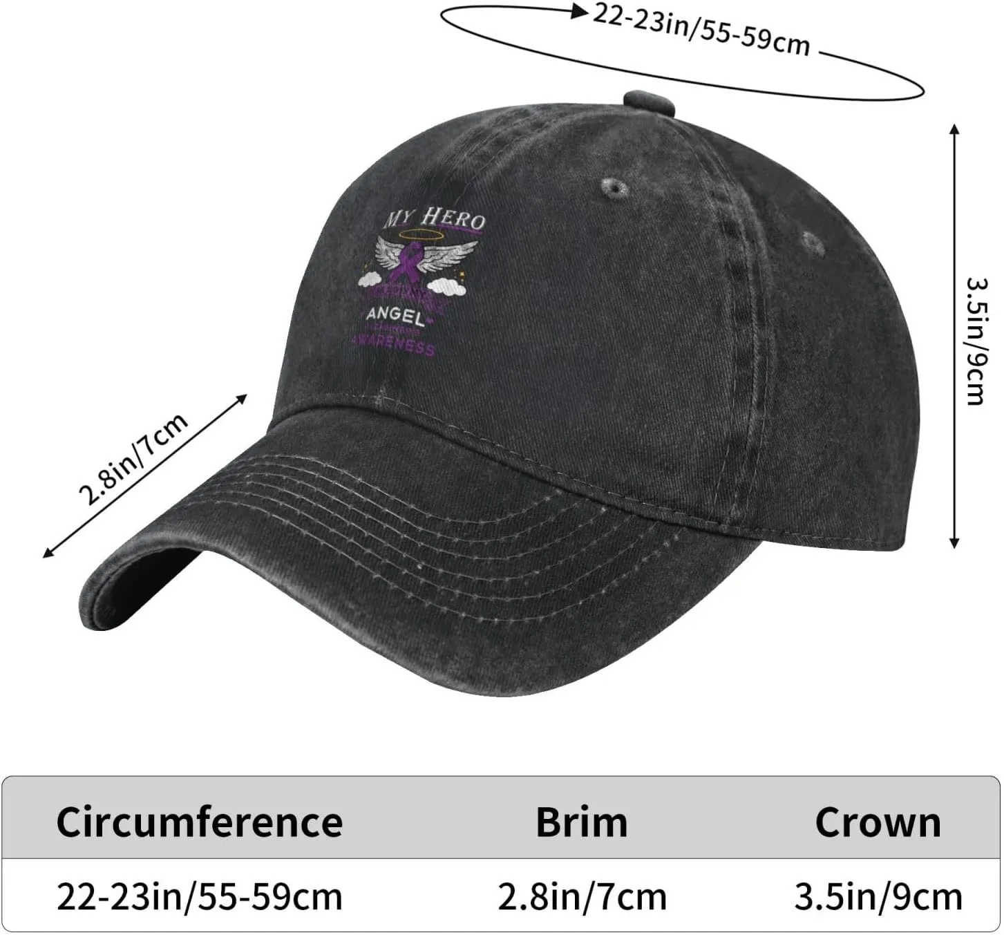 Casquette Hat Vintage Denim Hat Dad Trucker Hat Vinage Brim Baseball Cap for Men Women Adjustable