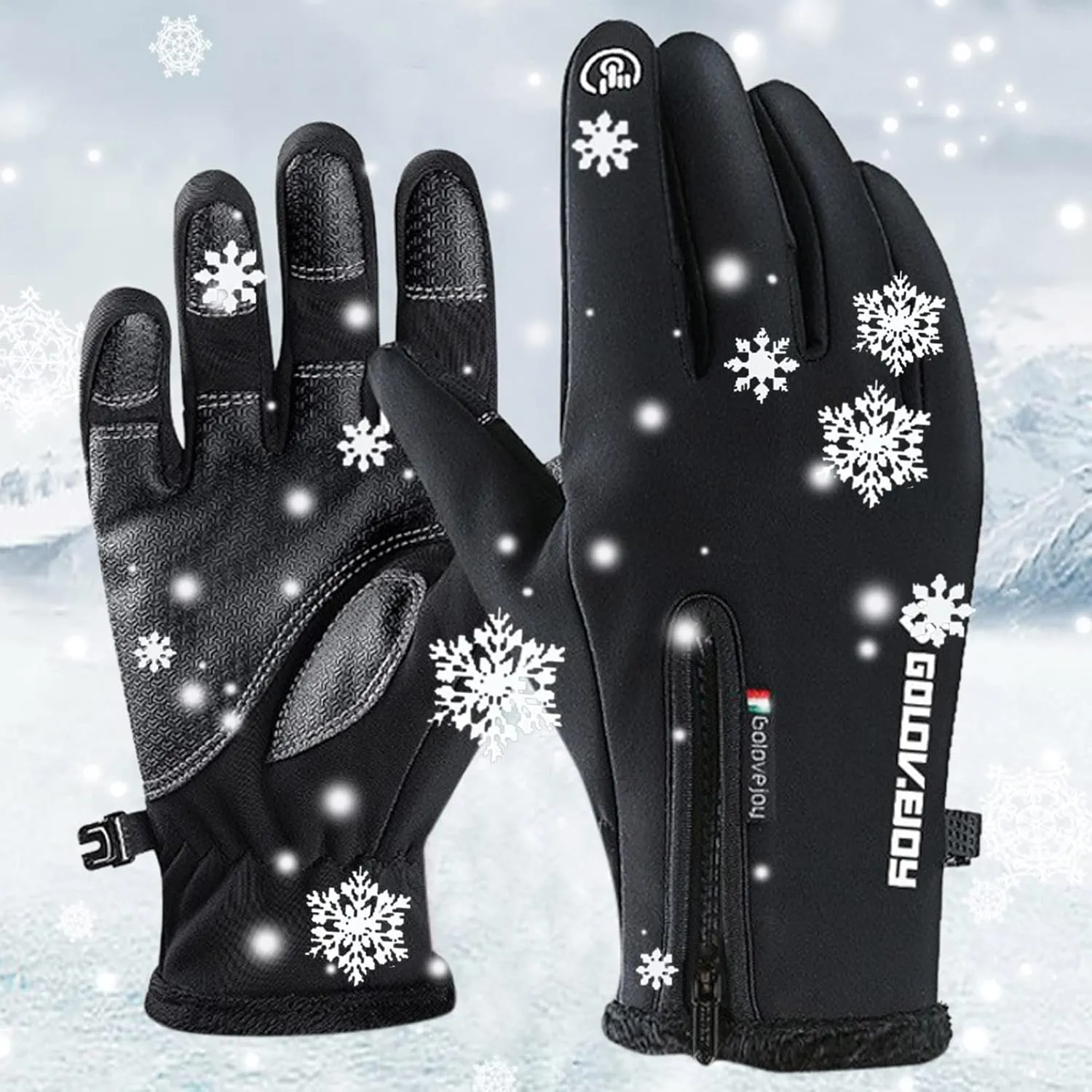 Cold Weather Gloves for Women Adult Christmas Touchscreen Gloves Winter Warm Thick Knitted Texting Elastic Gloves