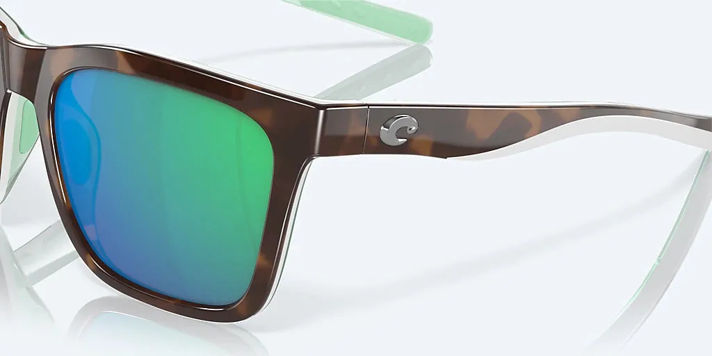 COSTA | Panga Polarized Sunglasses | Shiny Tortoise/White/Seafoam Crystal