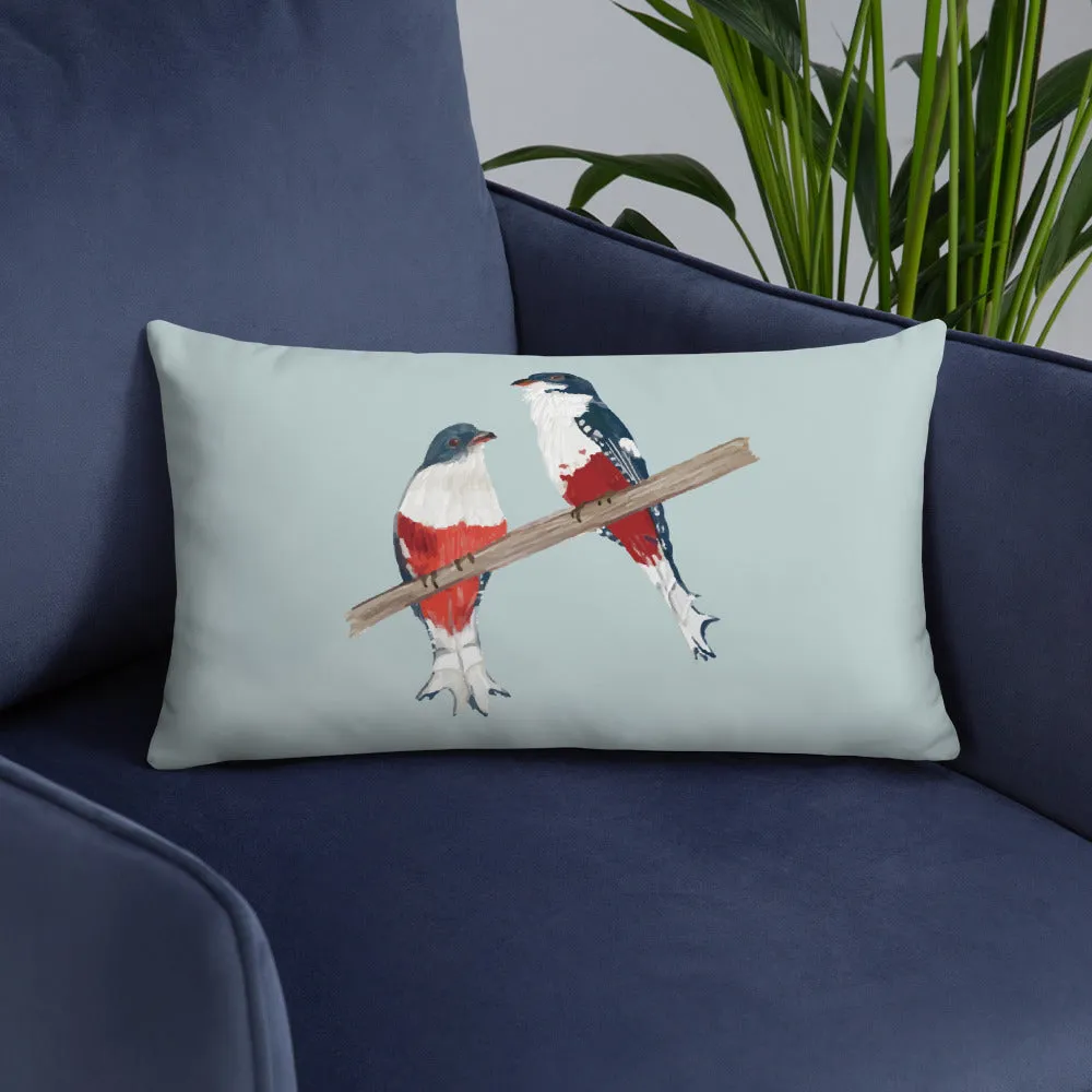 Cuban Trogon/Tocororo Bird Premium Pillow