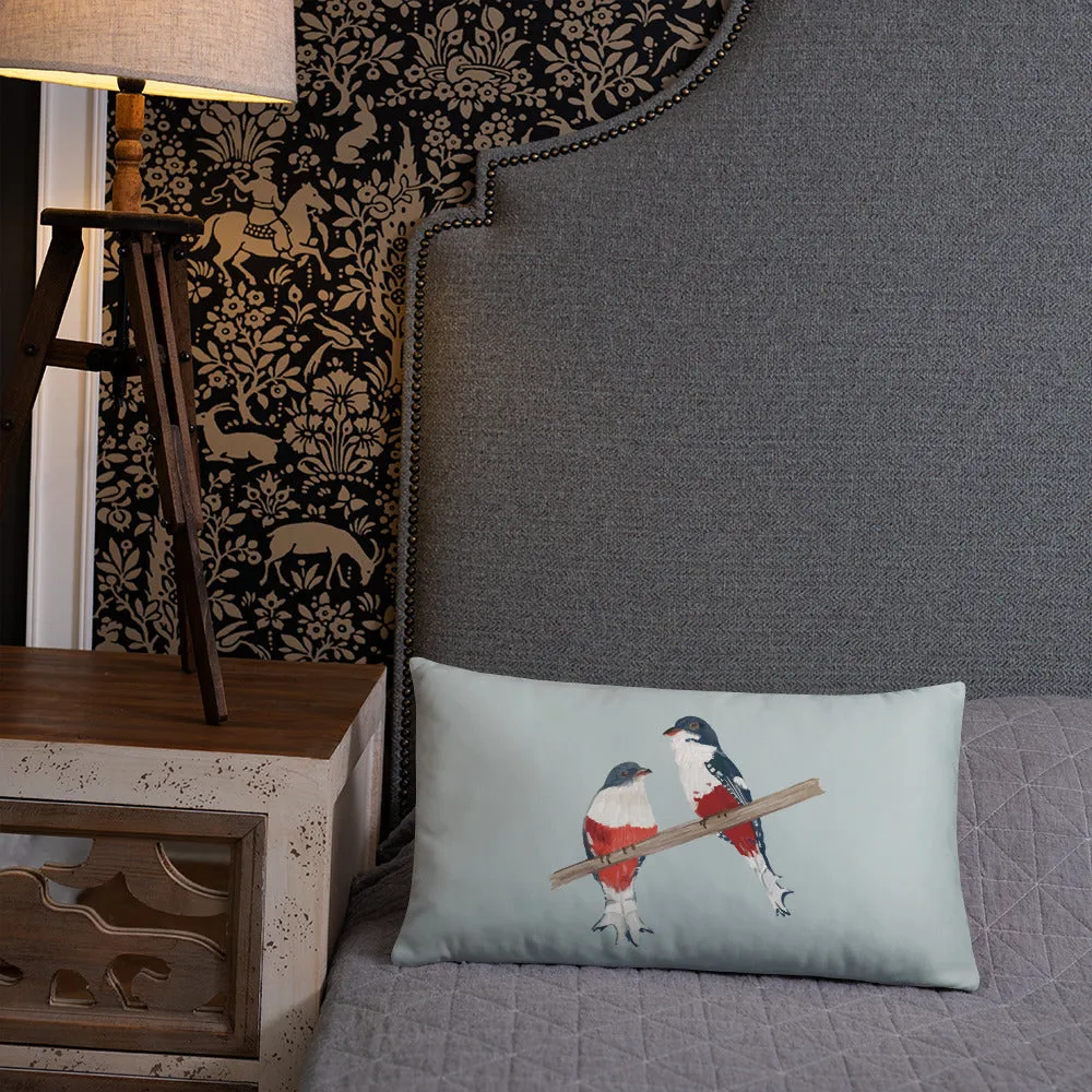 Cuban Trogon/Tocororo Bird Premium Pillow