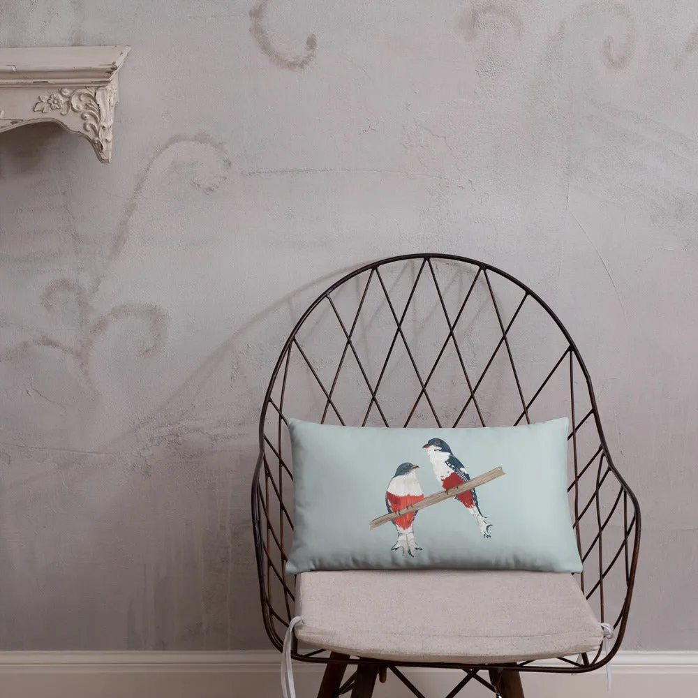 Cuban Trogon/Tocororo Bird Premium Pillow
