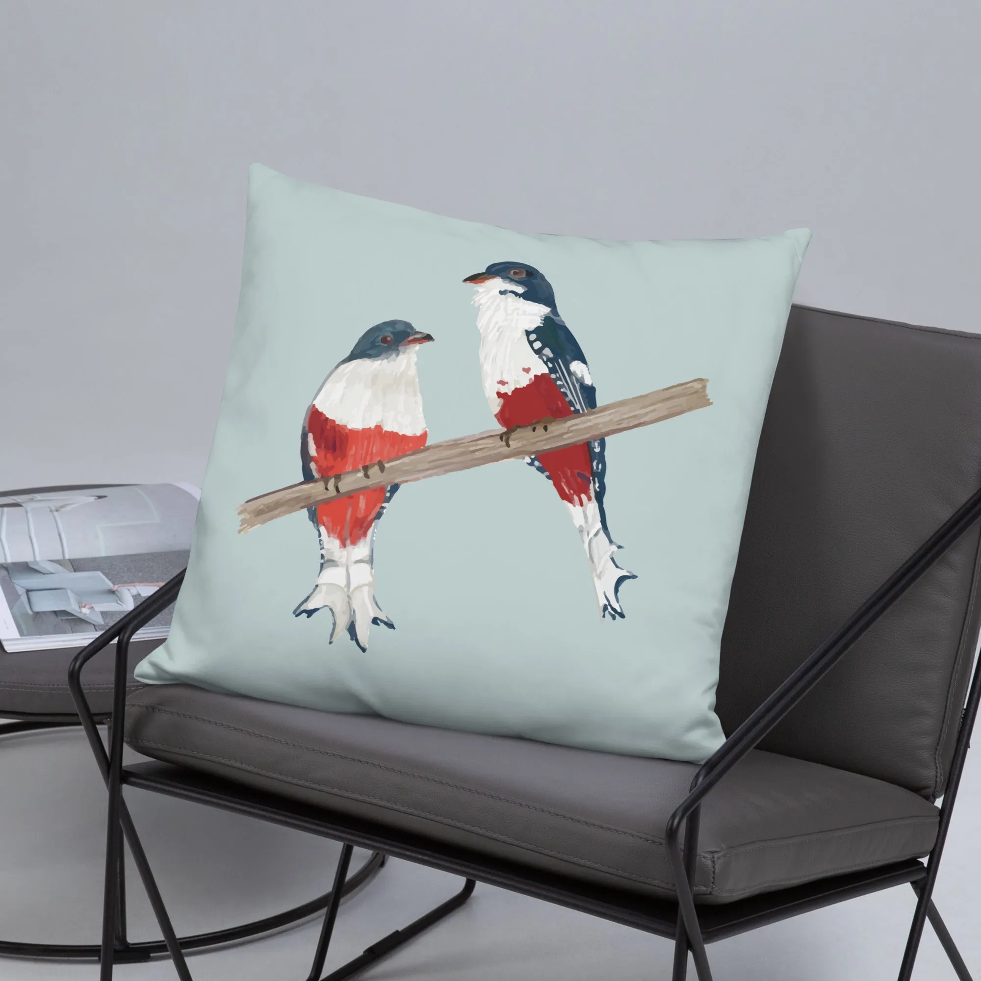 Cuban Trogon/Tocororo Bird Premium Pillow