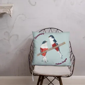Cuban Trogon/Tocororo Bird Premium Pillow