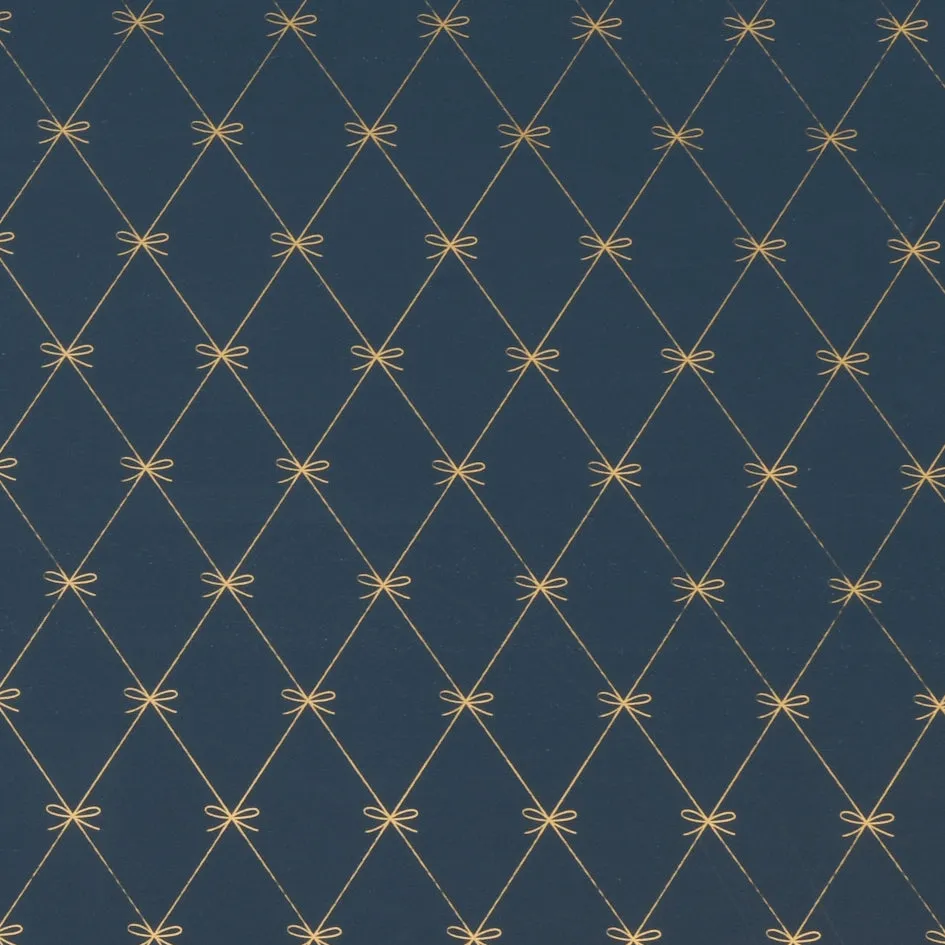 Diamond Bow Navy Counter Roll