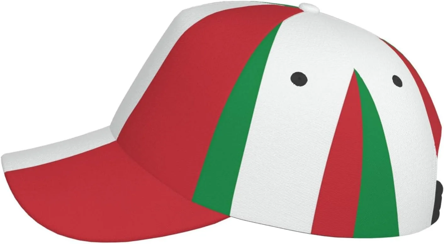 Italian Flag Baseball Cap for Men Women Italy Flag Hats Fashion Sun Cap Packable Outdoor Baseball Hat
