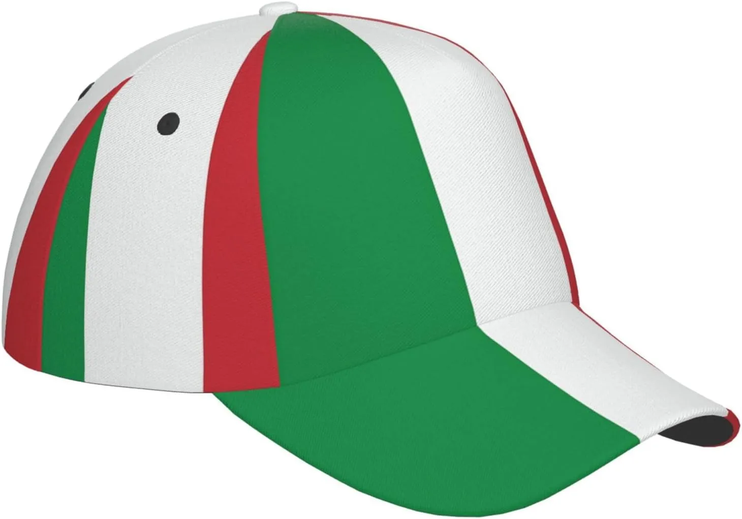 Italian Flag Baseball Cap for Men Women Italy Flag Hats Fashion Sun Cap Packable Outdoor Baseball Hat