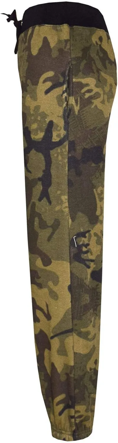 Kids Boys Girls Joggers Jogging Pants Trackie Bottom Fleece Casual Trouser 2-13Y
