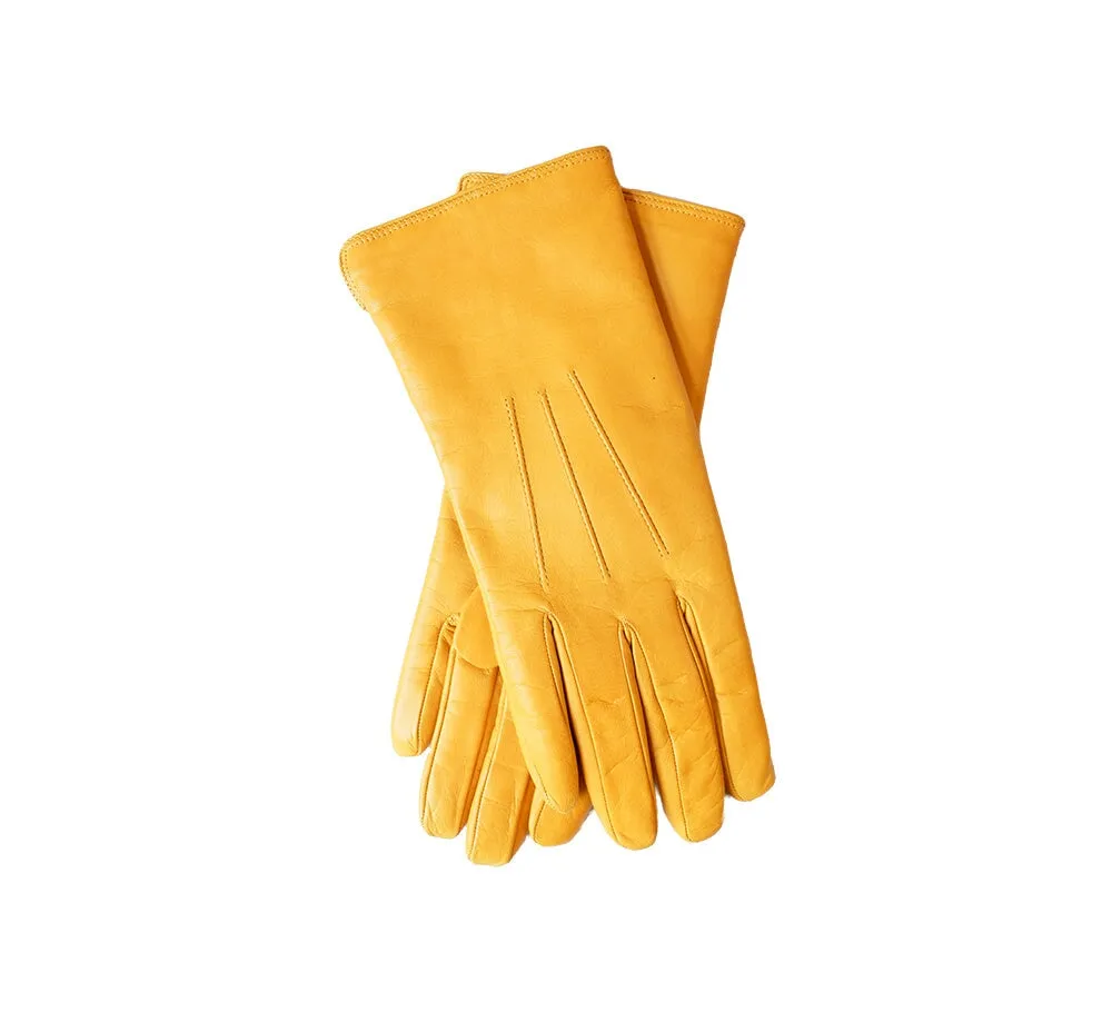 Ladies Napa Long Cashmere Lined Gloves