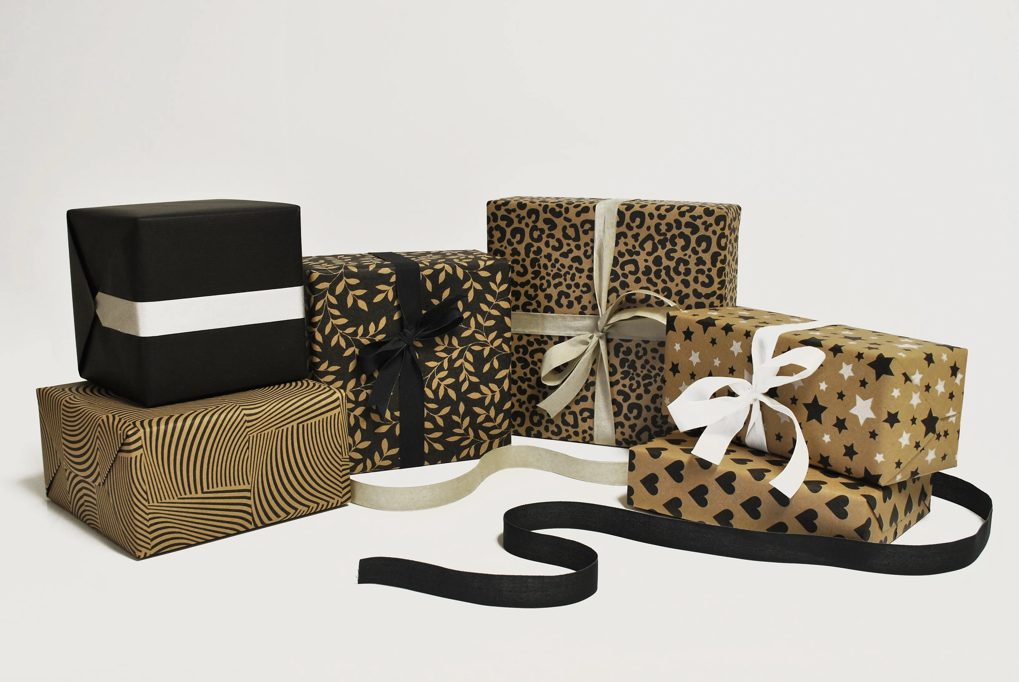 Laze in the Rays Black Giftwrap Counter Roll