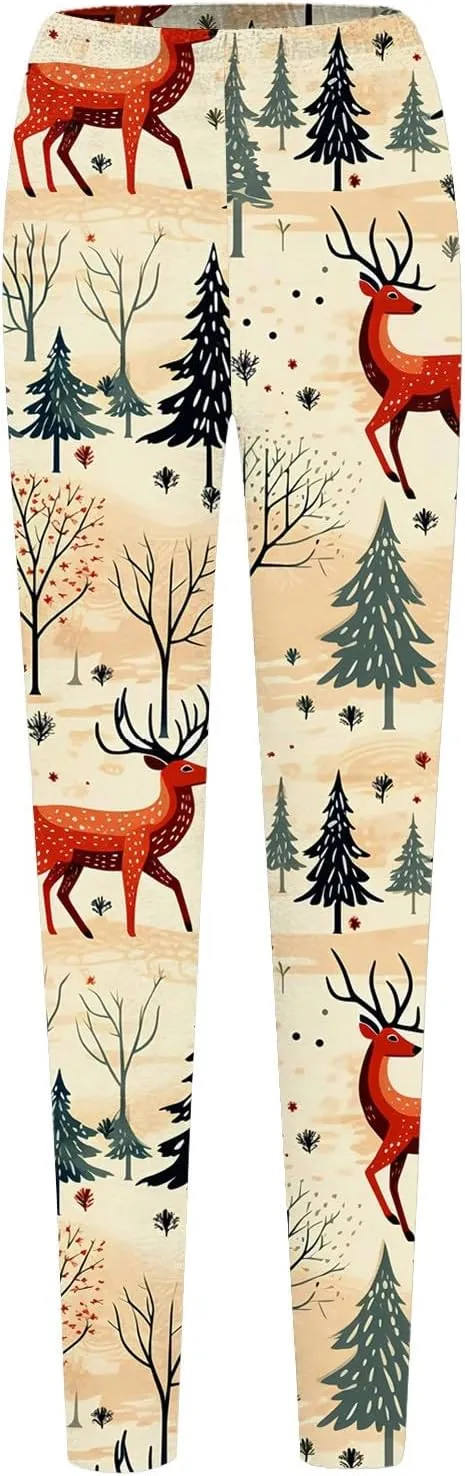 Leggings for Women Winter Leggings Artistic Splash Printed Soft Stretchy Pants Women's Pants Plus Size Snow Lined