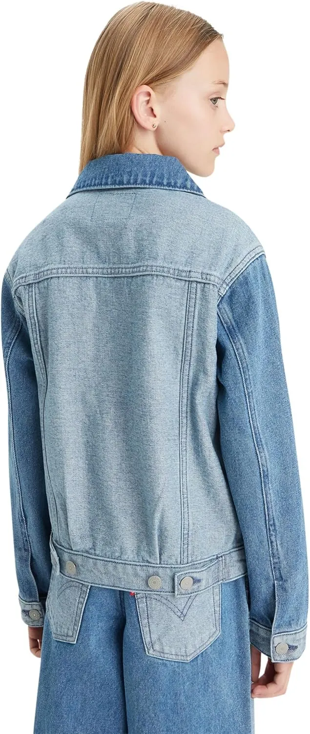 Levi's Girl's Oversized Denim Trucker Jacket (Big Kids)