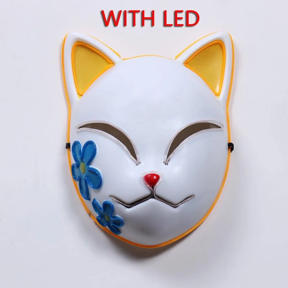Masks LED Cosplay Demon Slayer (Variants Available)