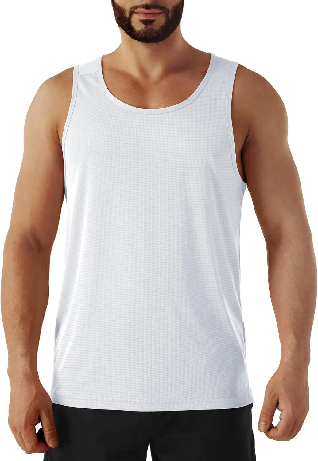 Men's Neon Swim Tank Tops Quick Dry Running Athletic Workout Gym Yoga Swimming Beach Marathon Muscle Sleeveless Shirts