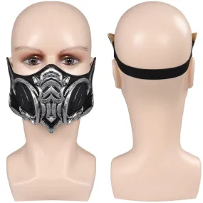 Mortal Kombat Mask Sub-Zero Flashy Mask Latex Masquerade Masks for Halloween Cosplay Costume Props