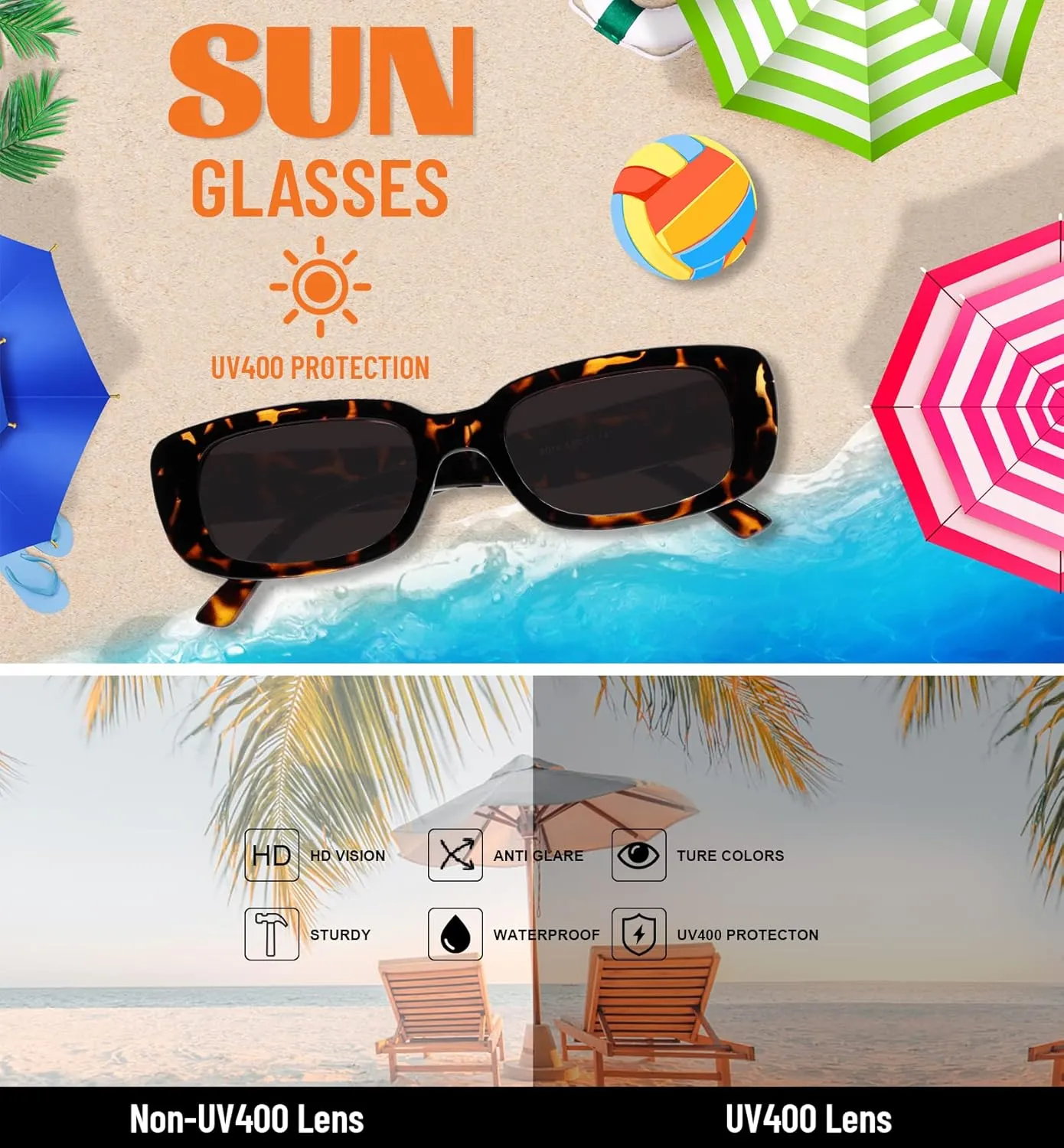 Narrow Sunglasses for Women Men Cool Polarized Sun Glasses Reduce Glare