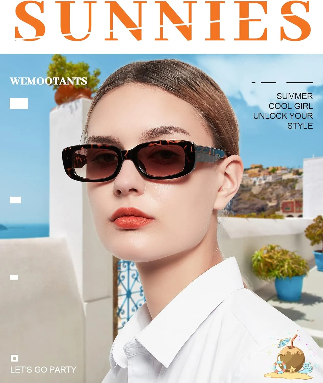 Narrow Sunglasses for Women Men Cool Polarized Sun Glasses Reduce Glare