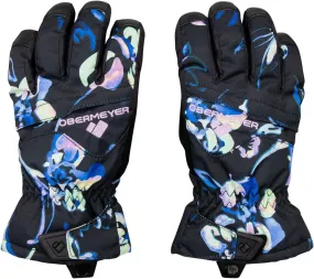 Obermeyer Kids Lava Gloves For Little Kids and Big Kids - Hook and Loop Closure With Heater Pacl Pocket, Warm and Cozy Gloves