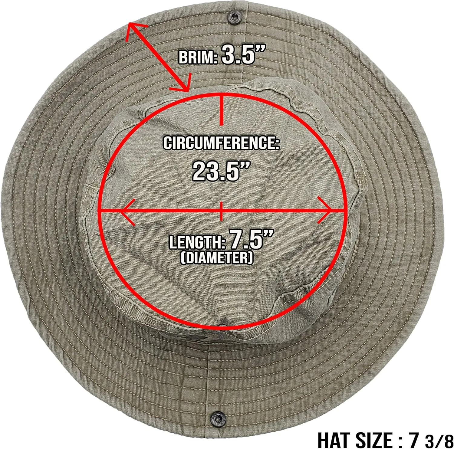 Outdoor Boonie Sun Hat for Hiking, Camping, Fishing, Operator Floppy Military Camo Summer Cap for Men or Women