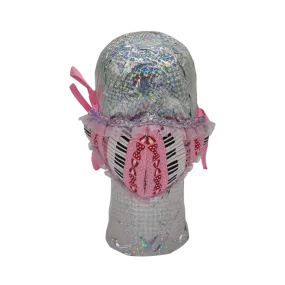 PINK PIANO FACE MASK