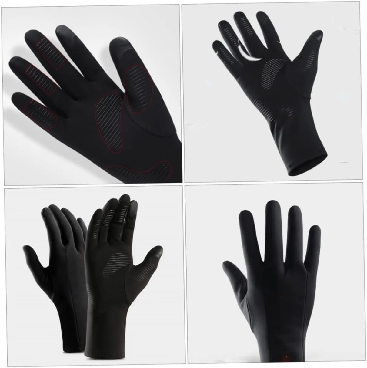 POPETPOP 1 Pair Touch Screen Cycling Gloves Exercise Gloves for Men Warm Bike Gloves Mittens for Men Full-Finger