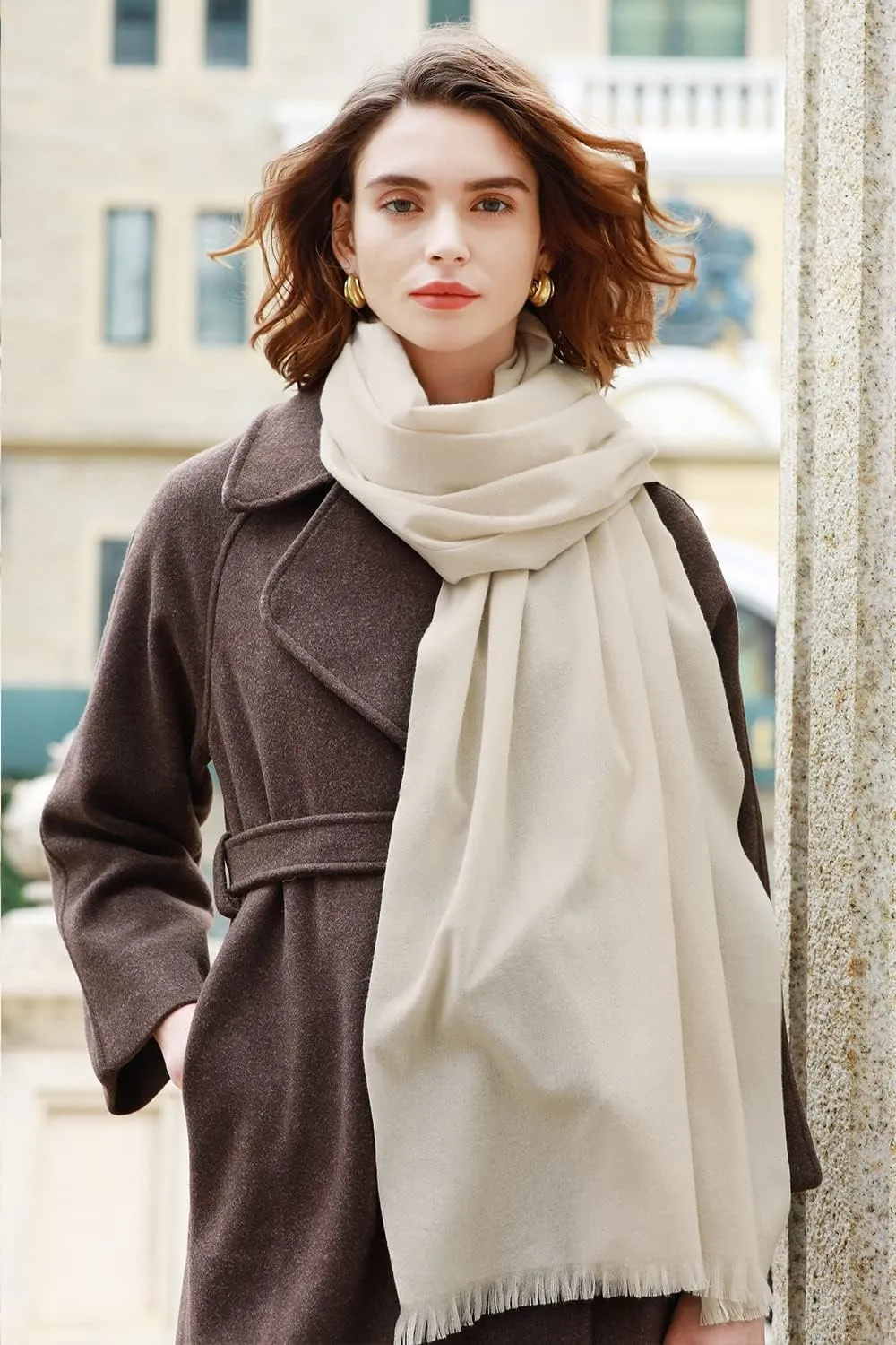 RIIQIICHY Scarfs for Women Pashmina Shawl Wraps for Evening Dresses Women Scarf for Wedding Large Winter Scarves