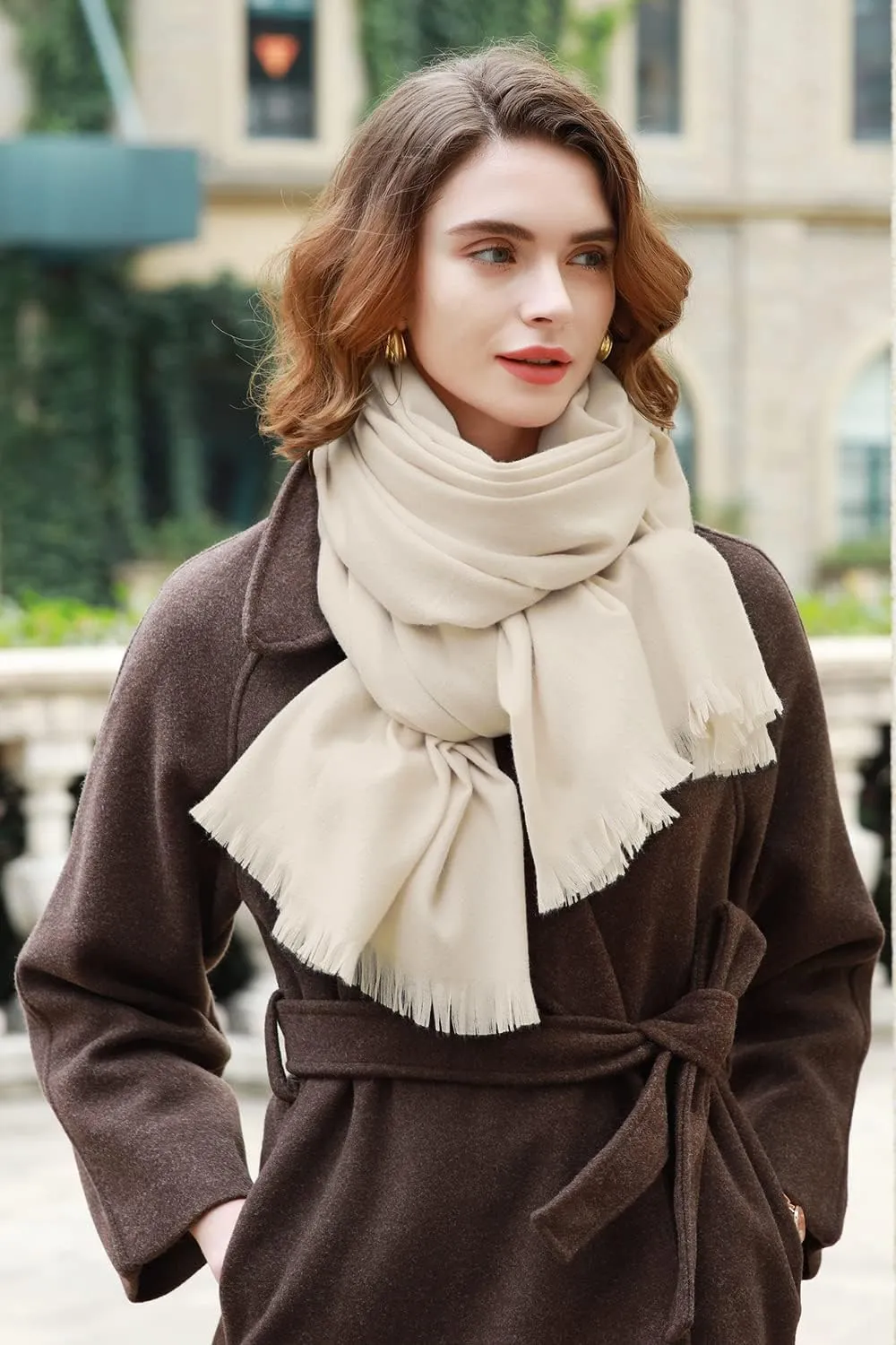 RIIQIICHY Scarfs for Women Pashmina Shawl Wraps for Evening Dresses Women Scarf for Wedding Large Winter Scarves