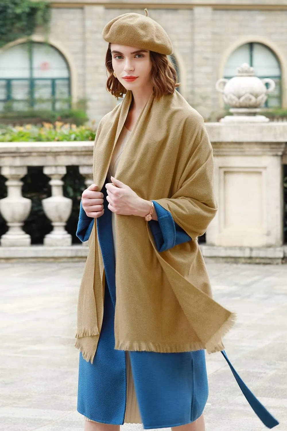 RIIQIICHY Scarfs for Women Pashmina Shawl Wraps for Evening Dresses Women Scarf for Wedding Large Winter Scarves