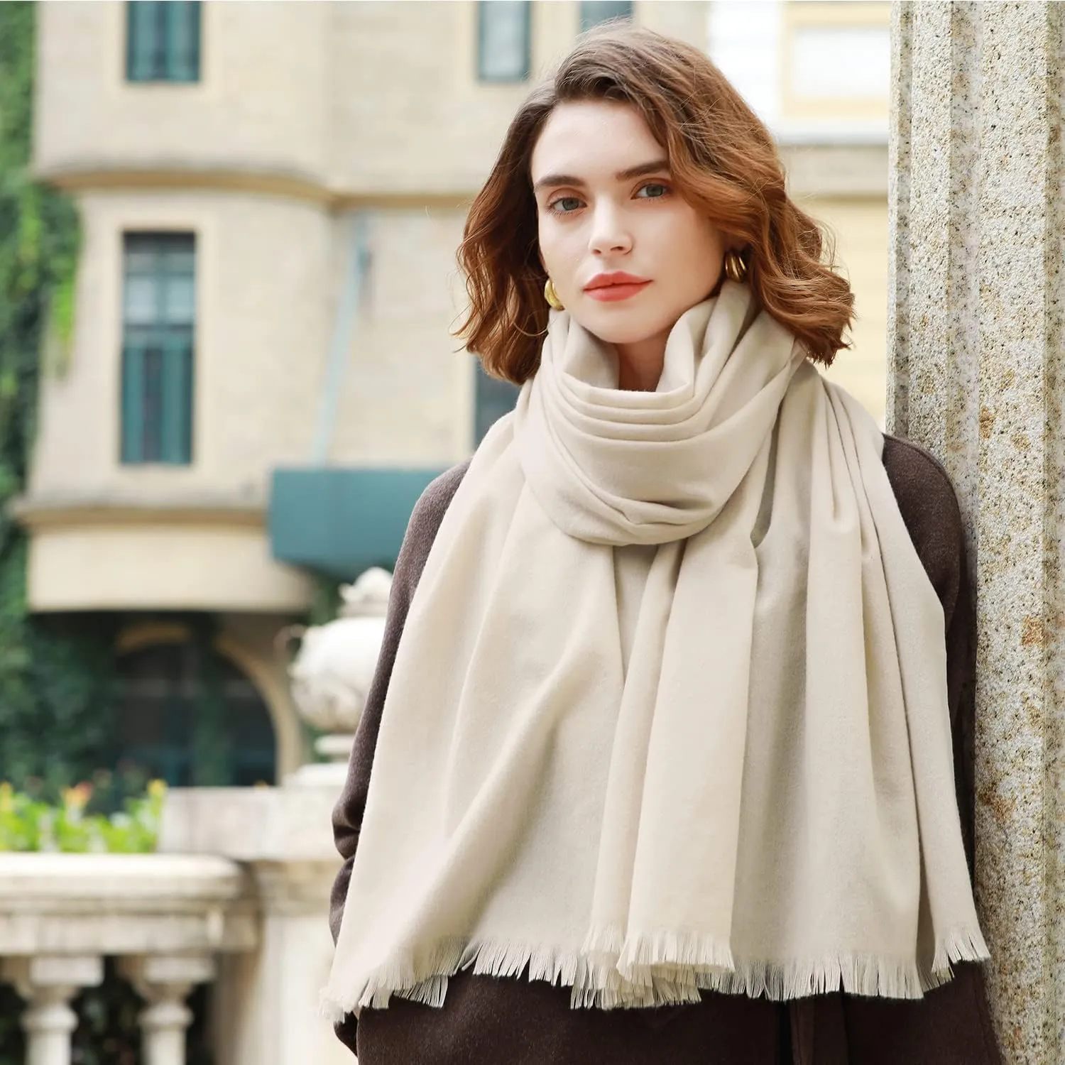RIIQIICHY Scarfs for Women Pashmina Shawl Wraps for Evening Dresses Women Scarf for Wedding Large Winter Scarves