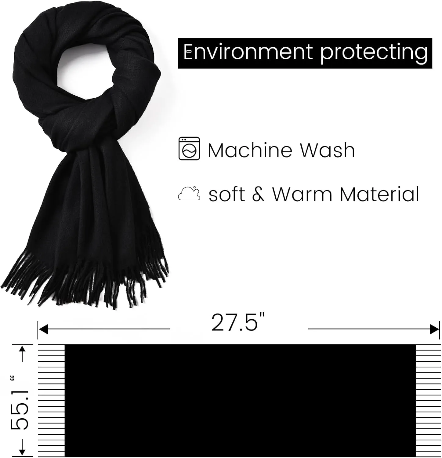 Scarfs for Women Pashmina Shawls and Wraps for Evening Dress Bridesmaid Wedding Bridal Winter Warm Long Large Scarves