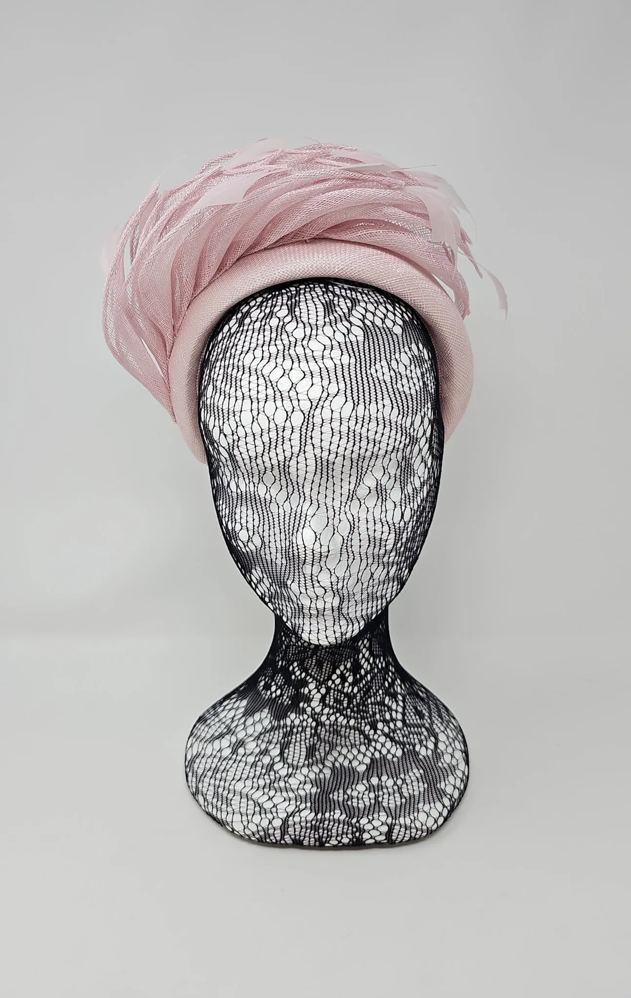 Sorbet Pink Petal Crown Thick Hairband Fascinator
