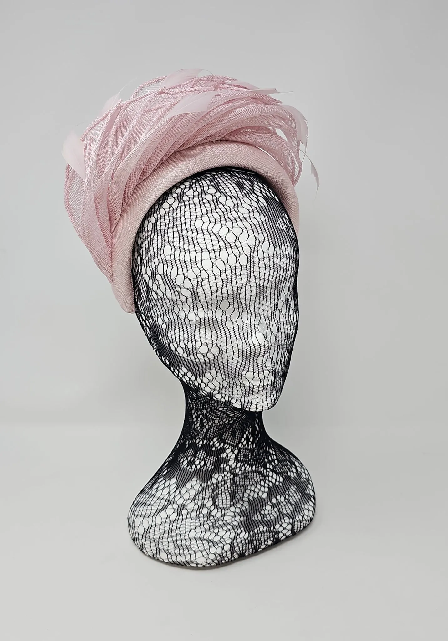 Sorbet Pink Petal Crown Thick Hairband Fascinator