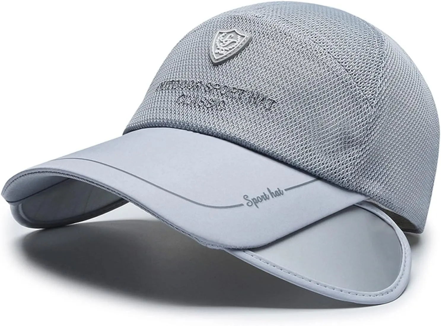 Sun Golf Visor Hats Wide Brim Beach Fishing Hat for Women, Adjustable Retractable Brim Golf Cap Beach Tennis Hats