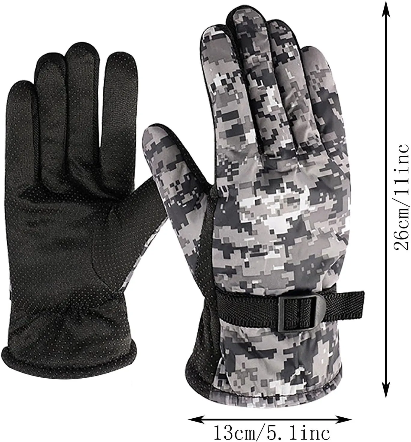 Winter Gloves for Men Women, Stretch Gloves With Touchscreen, Windproof Glove for Running Driving s
