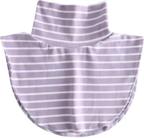 Women's Fall & Winter Inner Layer Knit Scarf Neck Warmer Striped High Neck Stretchable False Toddler Colla Blouse